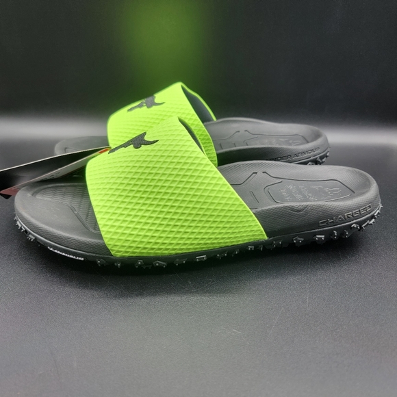 Project Rock Under Armour Fat Tire Michelin Wild Gripper Men's Slides Size 10 - Picture 1 of 12